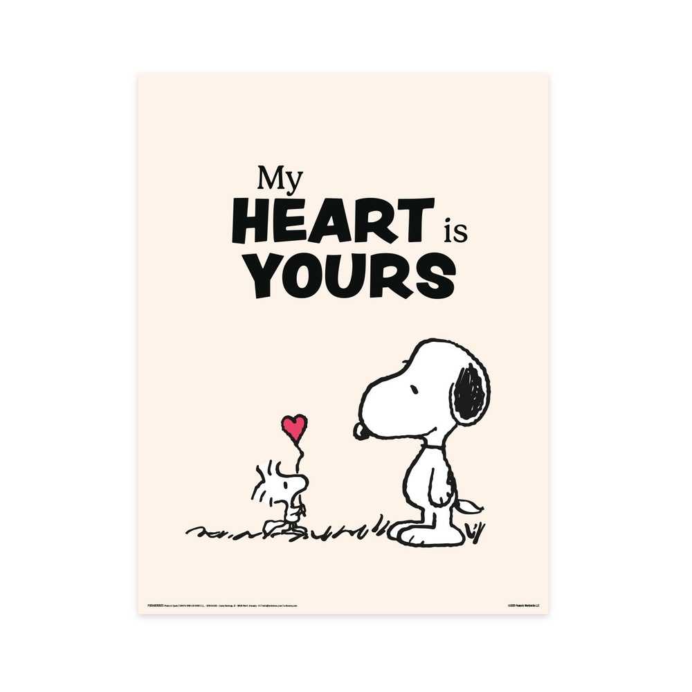 Grupo Erik Snoopy - Print 30X40 Cm Love Season 2 Print - Multicolours